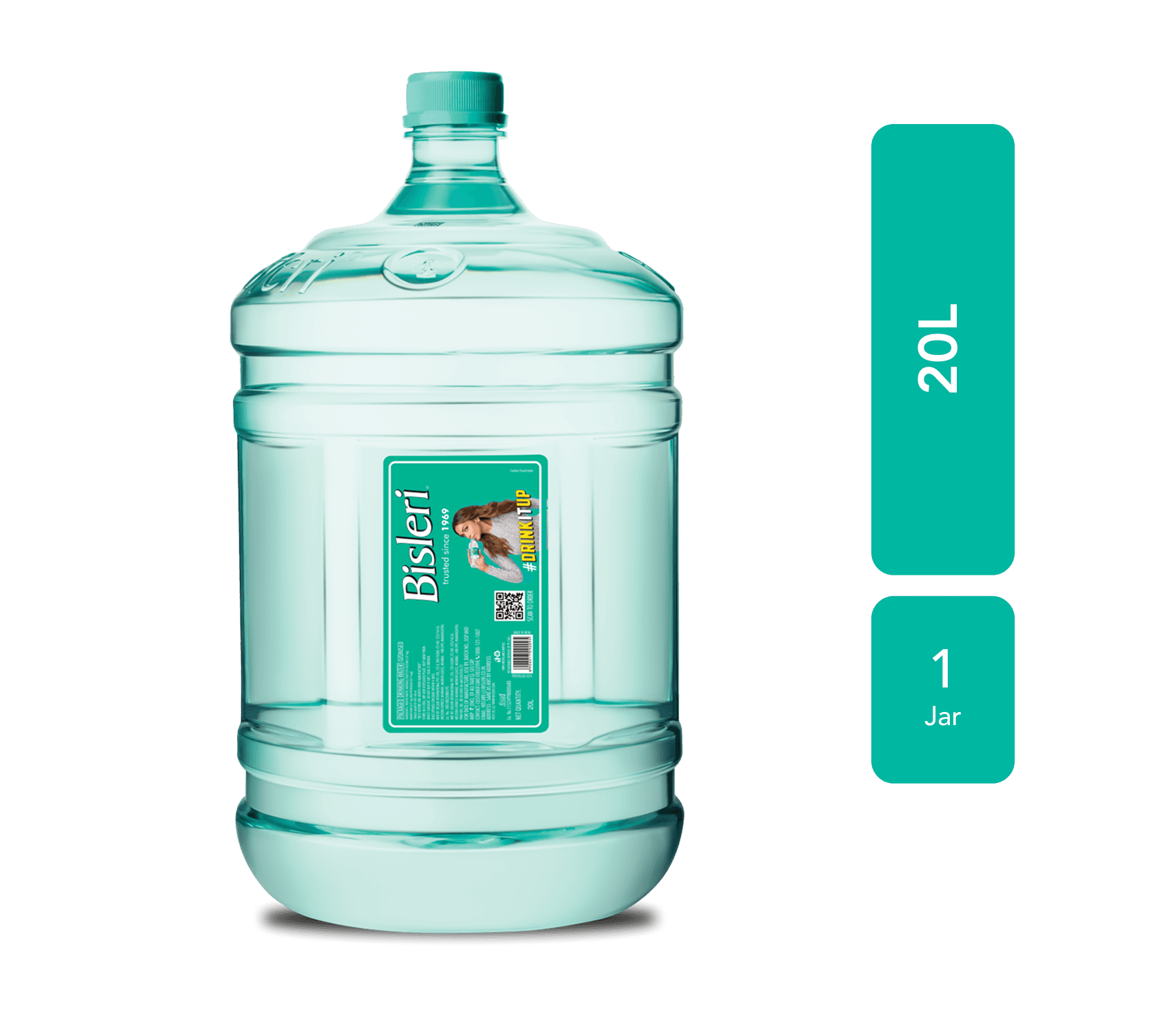 20L Bisleri Water Can — view 1